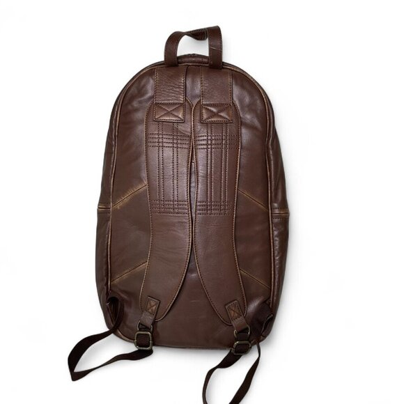 Free People West End Leather Backpack - Cognac Brown NWT - Picture 1 of 15